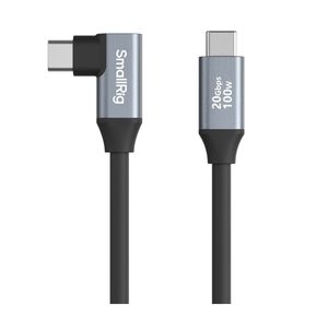 SmallRig 4791 Cablu de Date USB-C Drept la USB-C Unghi Drept 60cm