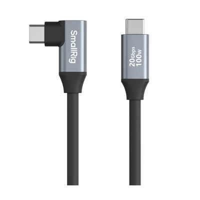 SmallRig 4791 Cablu de Date USB-C Drept la USB-C Unghi Drept 60cm
