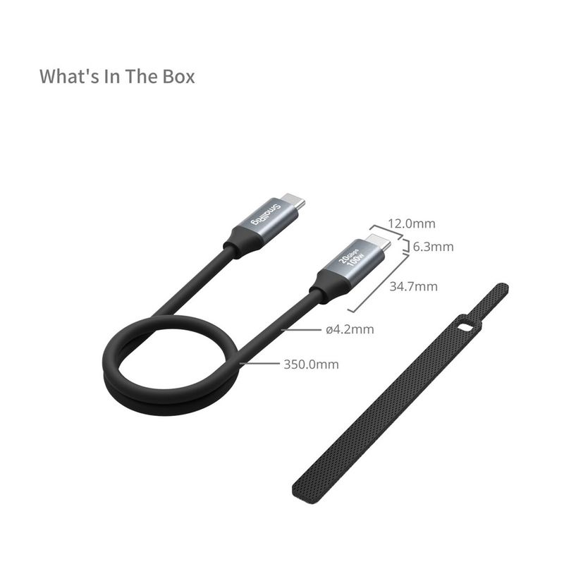 SmallRig 4788 Cablu de Date USB-C Drept la USB-C Drept 35cm.3.jpg