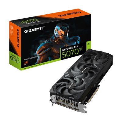 Gigabyte GeForce RTX 5070 Ti Windforce SFF Placa Video 16GB GDDR7 256 bit, PCIE 5.0, 3x DP 1x HDMI