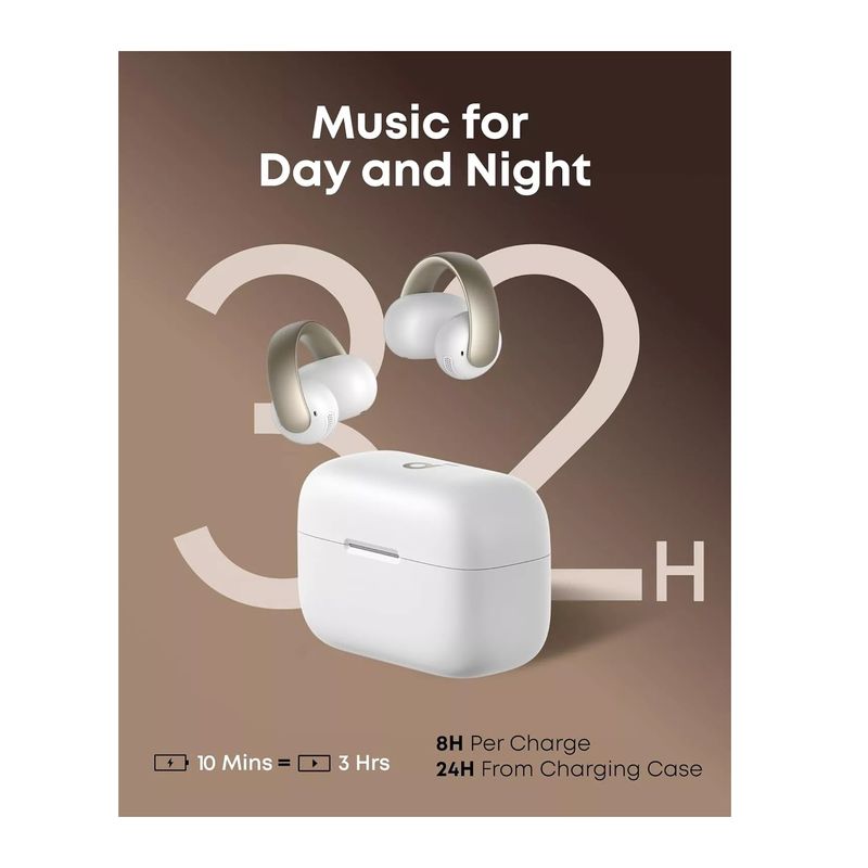 Anker SoundCore AeroClip Open-Ear Clip-On Casti True Wireless Alb.2.jpg