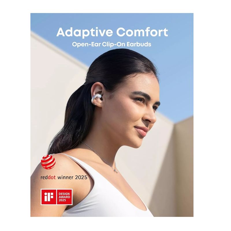 Anker SoundCore AeroClip Open-Ear Clip-On Casti True Wireless Alb.4.jpg