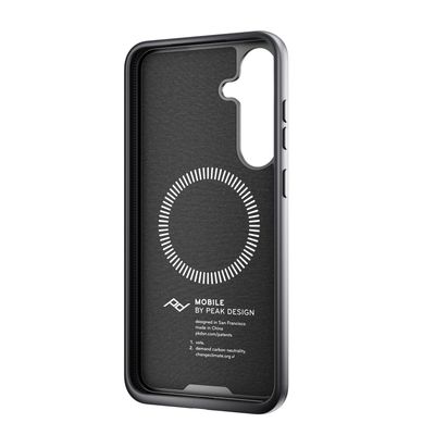 Peak Design Everyday Fabric Husa pentru Galaxy S25+ Charcoal