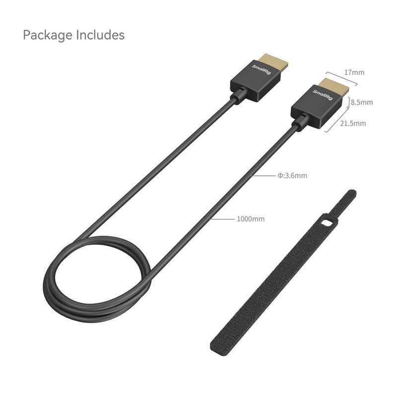 SmallRig 4794 Cablu Ultra-Slim 4K HDMI 100cm.6.jpg