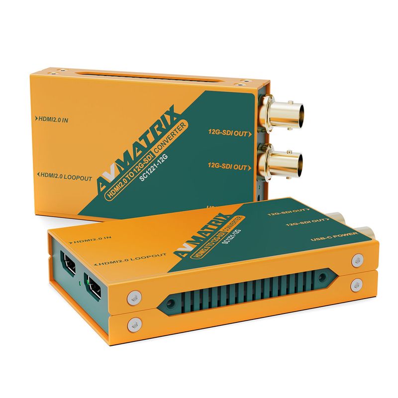 AVMATRIX SC1221-12G Convertor de Semnal HDMI 2.0 la 12G-SDI 4K.1.jpg