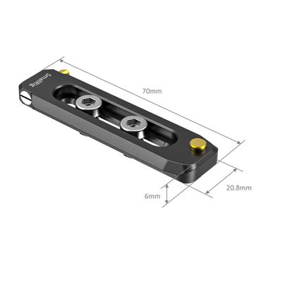 SmallRig BUN2483B Sina NATO cu Profil Redus 70mm