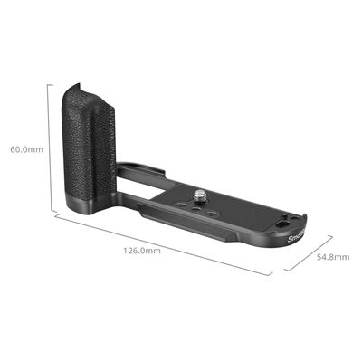 SmallRig 4783B Placuta L-Shape cu Maner de Silicon pentru FUJIFILM X-T50 Negru