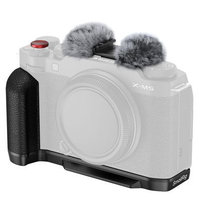 SmallRig 4876 Placuta L-Shape cu Maner de Silicon pentru FUJIFILM X-M5 Negru