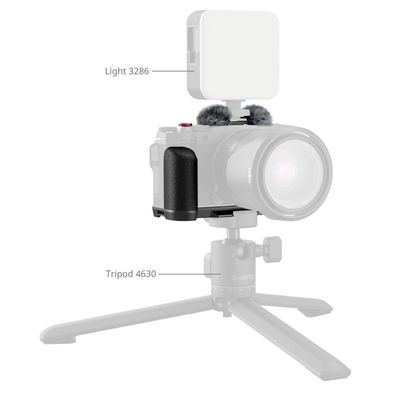 SmallRig 4876 Placuta L-Shape cu Maner de Silicon pentru FUJIFILM X-M5 Negru