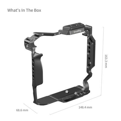 SmallRig 5147 Cage cu Grip pentru Panasonic LUMIX S1R II / S5 II / S5 IIX / G9 II